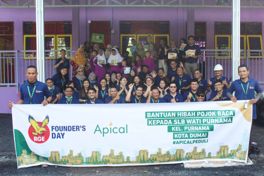 Rayakan RGE's Founder Day, Apical Dumai Gelar Bakti Sosial