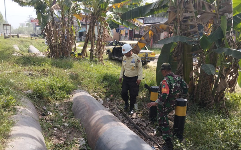 TNI Bersama PHR Sosialisasikan Bahaya Aktivitas di Zona Pipa, Warga Diminta Lebih Waspada
