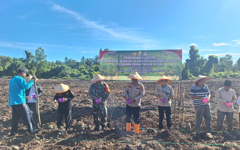 Babinsa Koramil 02 Perkuat Ketahanan Pangan Nasional