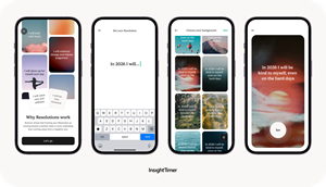 Insight Timer Launches New Year’s Resolution and Intention-Setting Features with AI Recommendation Engine