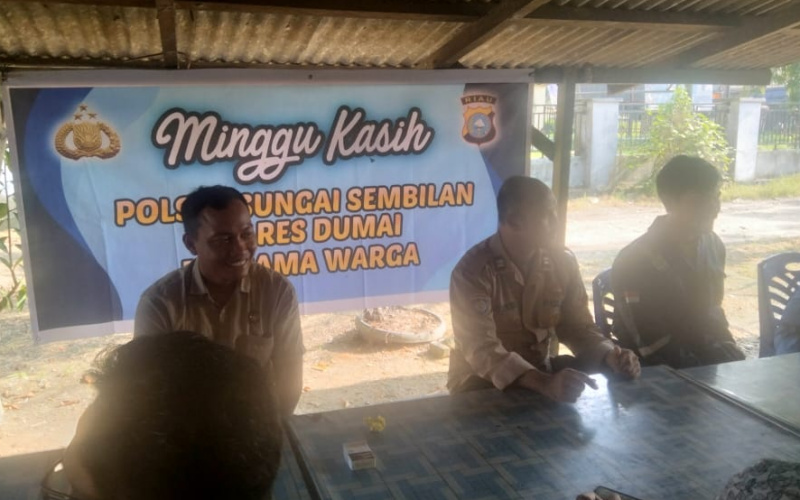 Polsek Sungai Sembilan dengar Kelurahan Mayarakat