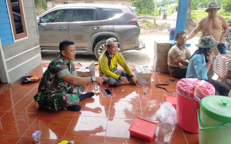 Dari Koramil 03, Babinsa Rutin Patroli Penguatan Binter