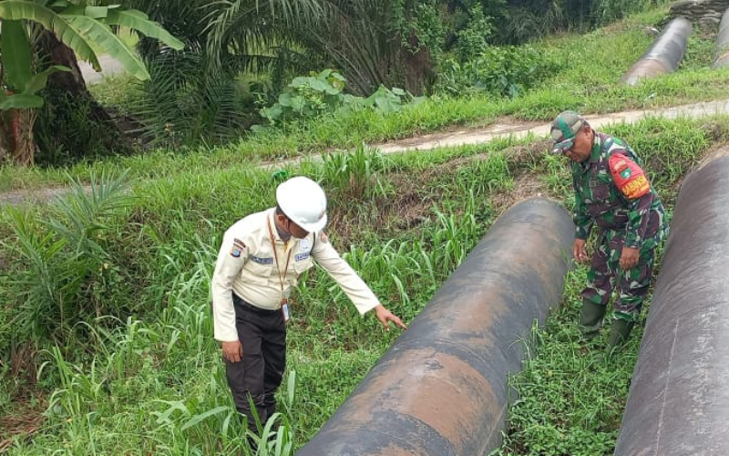 Patroli Gabungan TNI dan PHR Pastikan Keamanan Jalur Pipa Minyak di Bukit Kapur