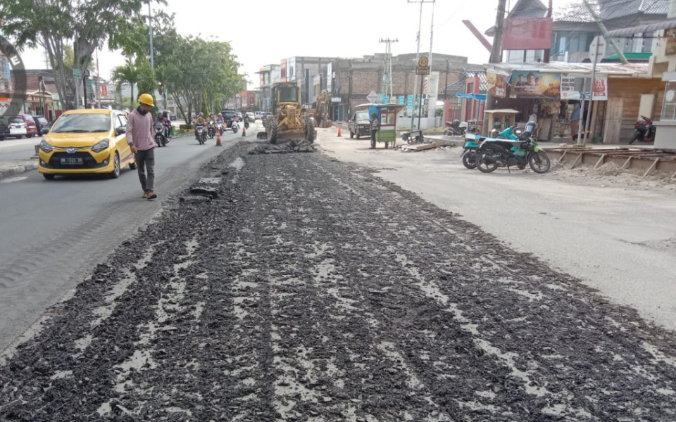 Tempelan Aspal yang Lama Dibongkar, Masyarakat Apresiasi PUPR Dumai