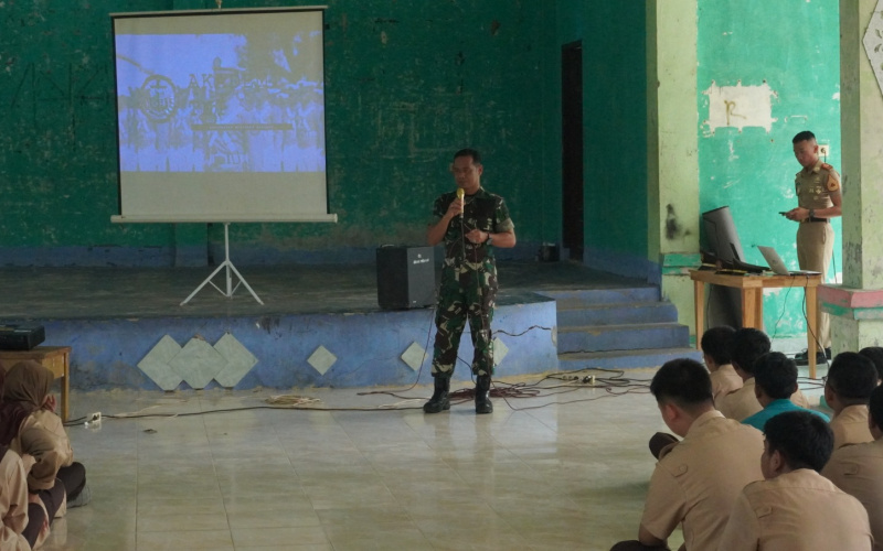 Kodim Dumai Mengisi Acara Sosialisasi Siswa Taruna Akmil