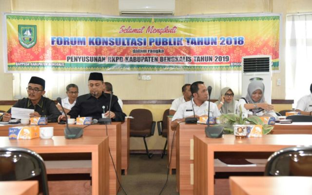 Bappeda Gelar Forum Konsultasi Publik RKPD 2019