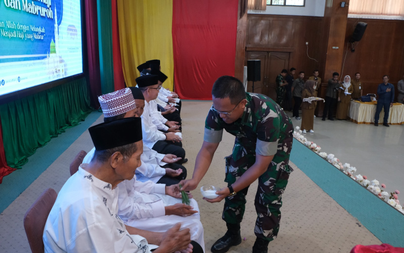 Dandim Dumai Beri Doa dan Dukungan Kepada 248 Jemaah Calon Haji