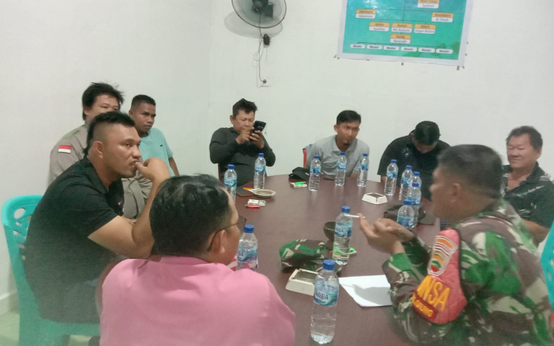 Rutinitas Babinsa Koramil 03 SS, Gelar Komsos Bersama Masyarakat