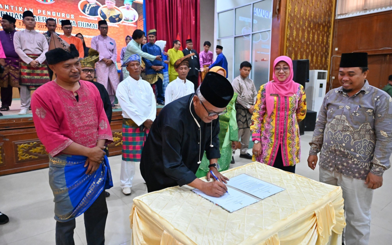 Menjulang Marwah, Merawat Budaya, DKD Dumai Resmi Mengemban Amanah