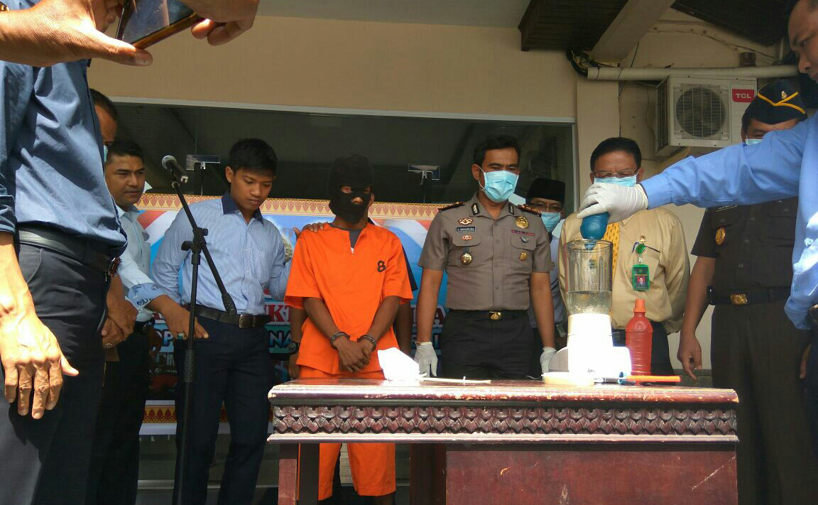 Polres Inhil Musnahkan Barang Bukti 82,1 Gram Sabu