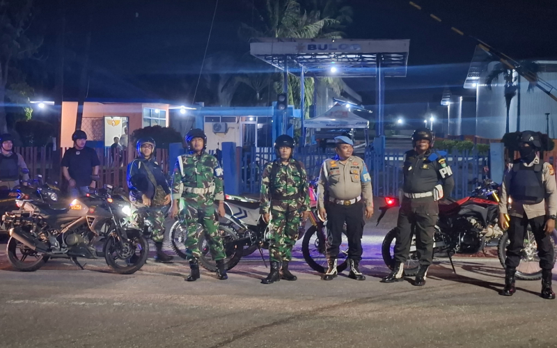 Dandim 0320 Dumai Tegaskan Komitmen Jaga Harkamtibmas Lewat Patroli Gabungan