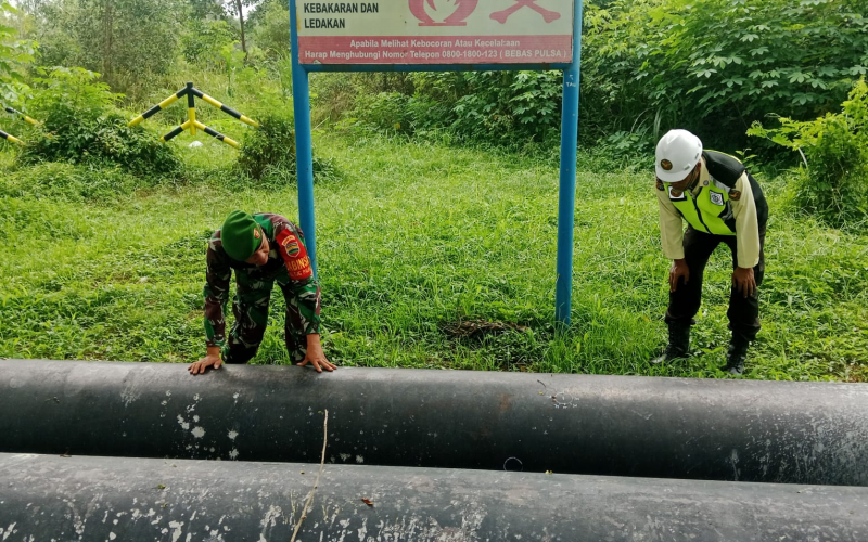 TNI dan Pertamina Sinergi Amankan Jalur Pipa di Dumai