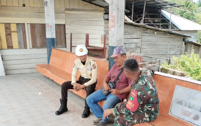 Babinsa Koramil 01 Dumai Perkuat Sinergi dengan SKK Migas dan PHR Jaga Jalur Pipa Minyak