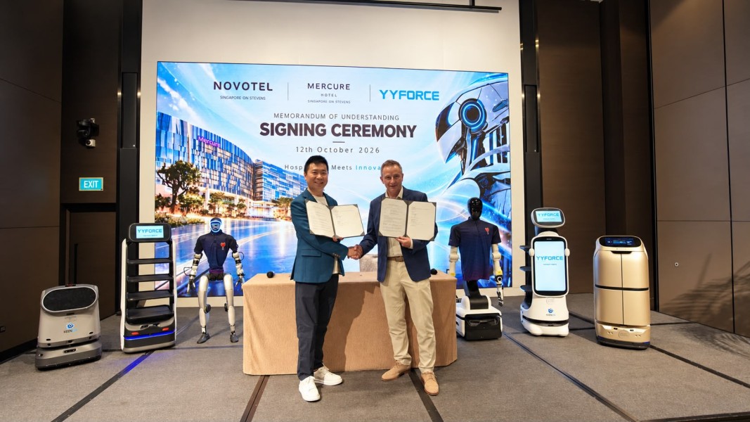 YYForce Menghadirkan Robot Humanoid ke Sektor Perhotelan melalui Kemitraan Bersejarah dengan Novotel & Mercure Singapore on Stevens