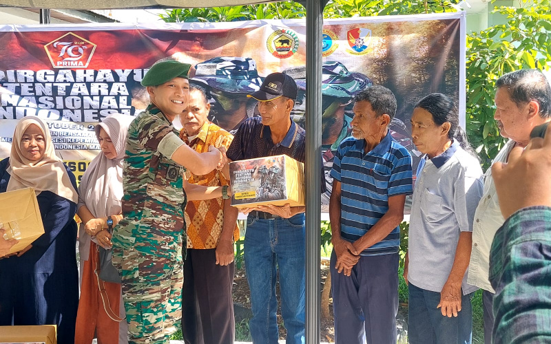 Peringati HUT TNI ke 79, Kodim Dumai Gelar Berbagai Kegiatan Sosial