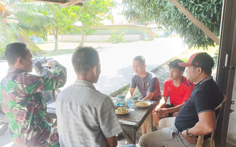 Komunikasi Sosial, Babinsa Bukit Kapur Sosialisasi Perekrutan Calon Prajurit TNI AD