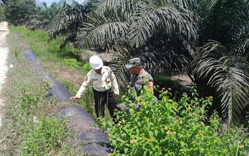Koramil 01 Patroli Keamanan Terhadap Insfratruktur Vital