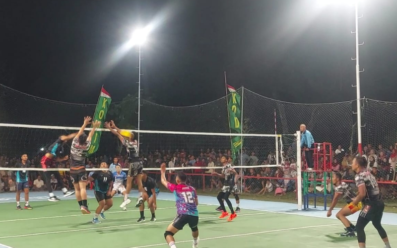 Turnamen Bola Voli Dandim Dumai Cup Resmi Ditutup, 8 Tim Juara Raih Piala dan Dana Pembinaan