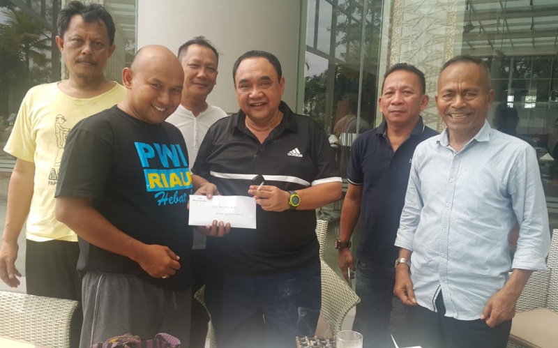 PWI Riau Ikut Berpartisipasi ''PWI Peduli Gempa Lombok''