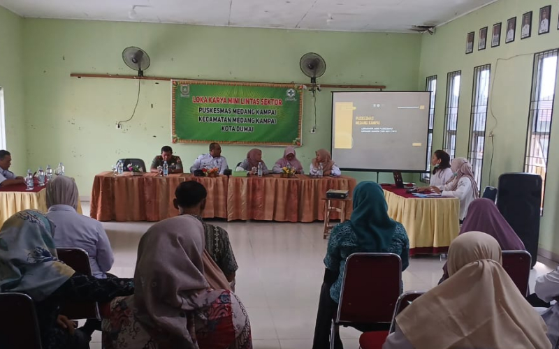 Personel Koramil 02 Hadiri Lokakarya Mini Lintas Sektor Triwulan II