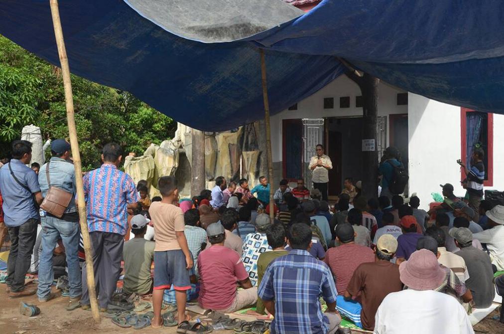 Komisi I DPRD Inhil Tinjau Langsung Lokasi Sengketa Lahan Di Kecamatan Kemuning