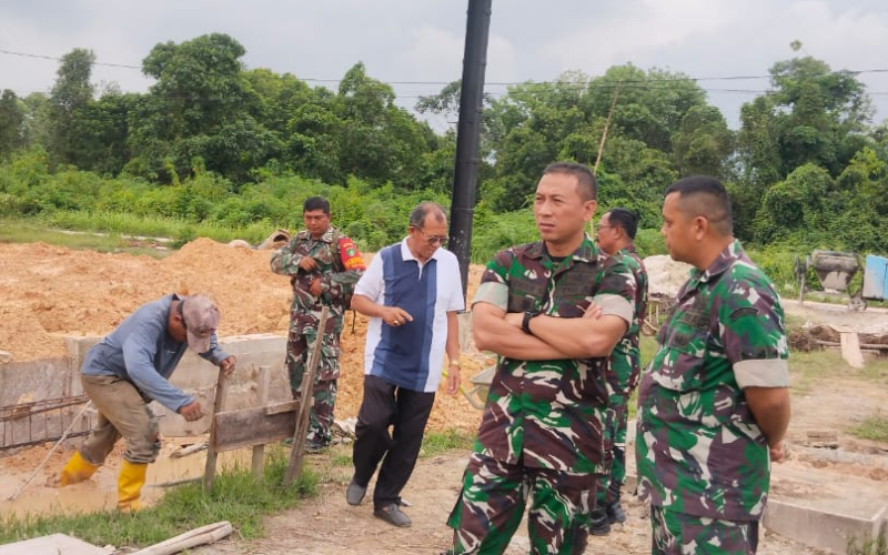 Dandim 0320 Dumai Lakukan Peninjauan KDKMP Teluk Makmur