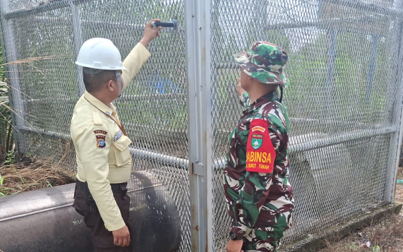 Patroli Gabungan TNI dan PHR Jaga Keamanan Jalur Pipa Minyak di Dumai