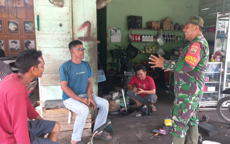 Sertu Roni Sandra Pantau Gangguan Terhadap Aset Vital Negara