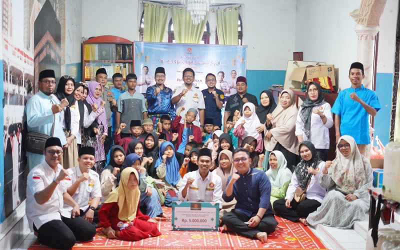 Karang Taruna Dumai Tebar Kepedulian, Bantu Anak Panti Asuhan Doa Ayah dan Ibu