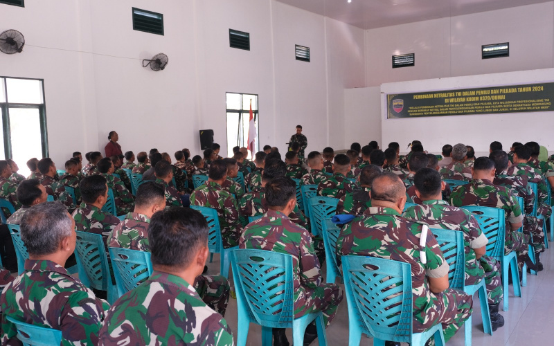 Dandim Dumai Pimpin Rapat Pembinaan Netralitas TNI dalam Pemilu