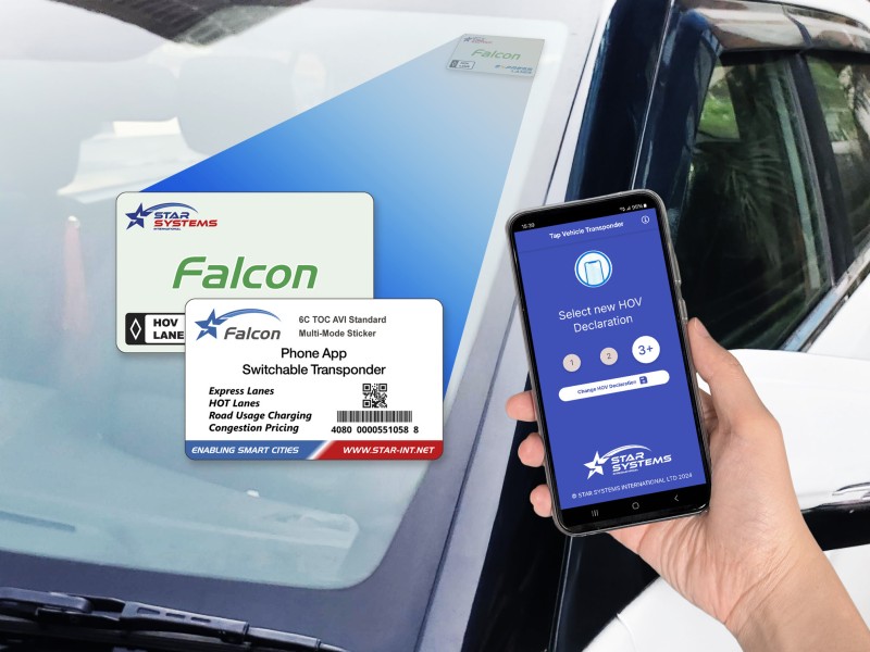STAR Systems International Introduces the Falcon Dual Frequency Transponder for Tolling