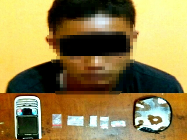 Miliki 5 Paket Sabu, Seorang Pemuda Diamankan Satuan Resnarkoba Polres Bengkalis