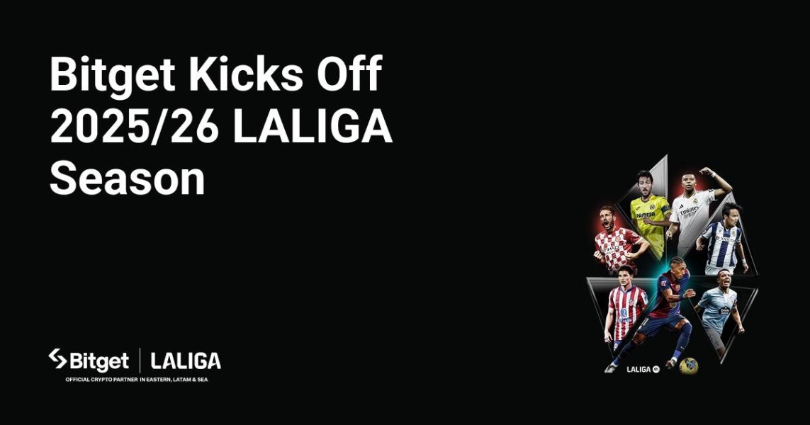 Bitget Kicks Off the New 2025/26 LALIGA Season with “Back in Play, Bitget Way”