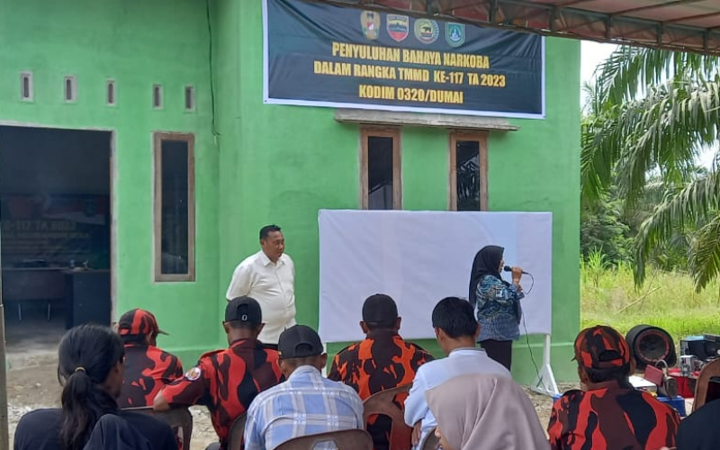 TMMD Gelar Penyuluhan Bahaya Narkoba Oleh BNN