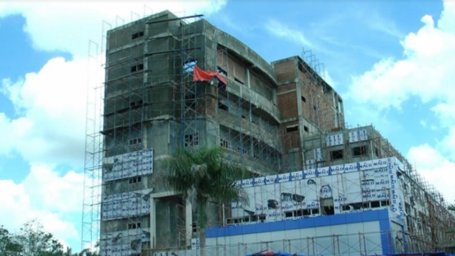 Pembangunan Gedung Enam Lantai RSUD Rohul Bakal Dilanjutkan di Tahun 2019