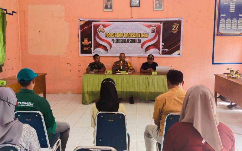 Koramil 03 Hadiri Giat FGD, Jaga Kondusifitas Jelang Pilkada