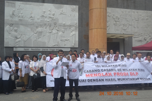 IDI Riau Gelar Aksi Damai Tolak Prodi DLP