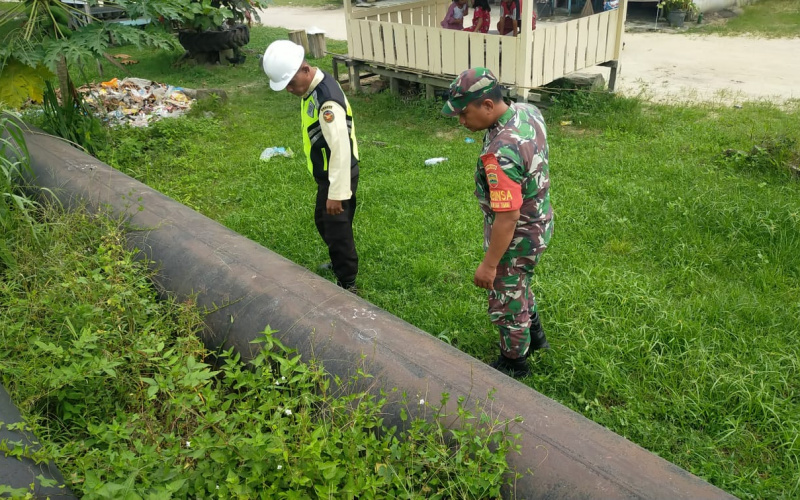 Jaga Keamanan Wilayah, Giat Penguatan Binter Kodim 0320 Dumai dan SKK Migas