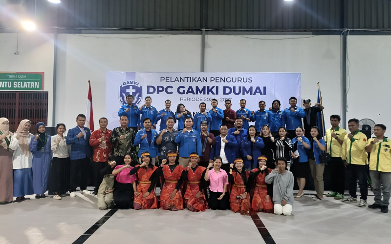 Resmi Dilantik, Ketua Gabriel Sitompul Siap Nahkodai DPC GAMKI Dumai