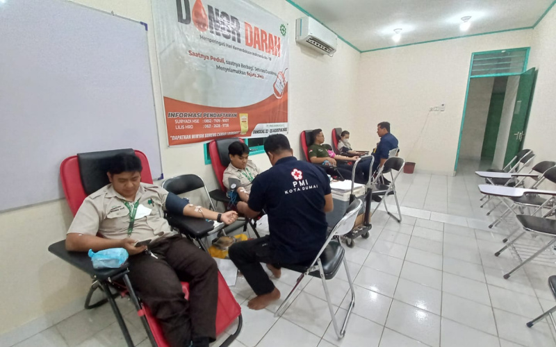 Kegiatan Donor Darah PMI Kembali Kerjasama Dengan Apical Dumai