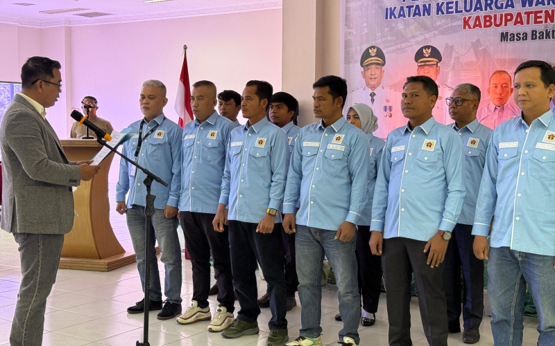 Pengurus PWI Rohul Resmi Dilantik,  Komitmen Bersama Membangun Negeri