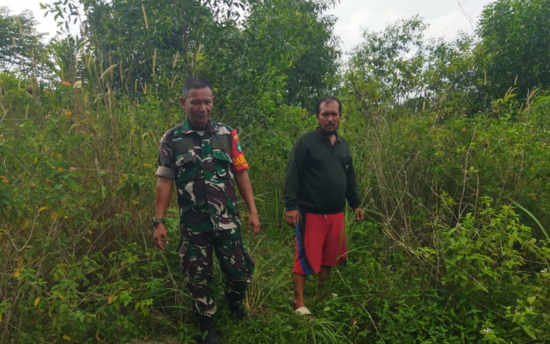 Cegah Karhutla, Babinsa Dumai Selatan Giatkan Karya Nyata dan Edukasi Masyarakat
