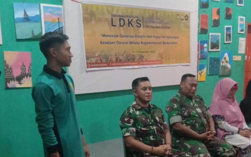LDKS SMAN Binsus Dumai Dapat Pendampingan Koramil 01, Fokus Pembentukan Karakter