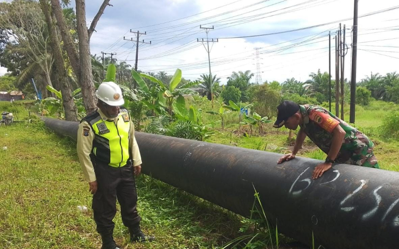 Sinergi Koramil 01 dan SKK Migas Pastikan Keamanan Jalur Pipa Minyak di Dumai
