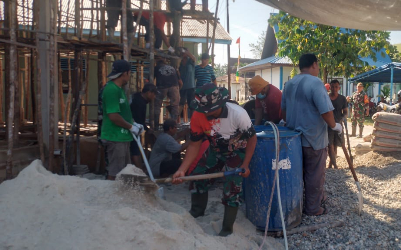 Jelang Akhir Kegiatan TMMD Kodim Dumai, Satgas Gesa Sasaran Tambahan