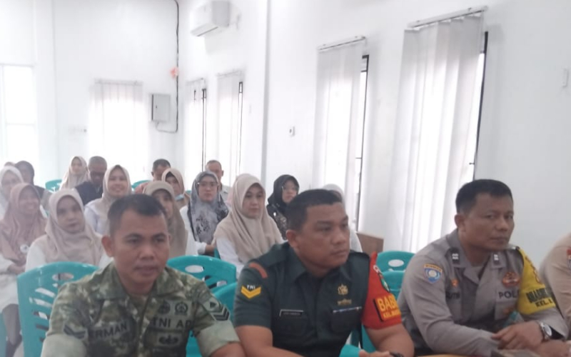 Babinsa Koramil 01/Dumai Hadiri Sosialisasi DTSEN, Dukung Bantuan Sosial Tepat Sasaran