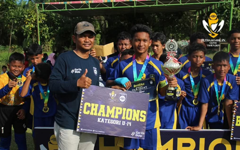 Dramatis, SSB Persekat Berhasil Juarai Turnamen Putra Sembilan Cup III U-14