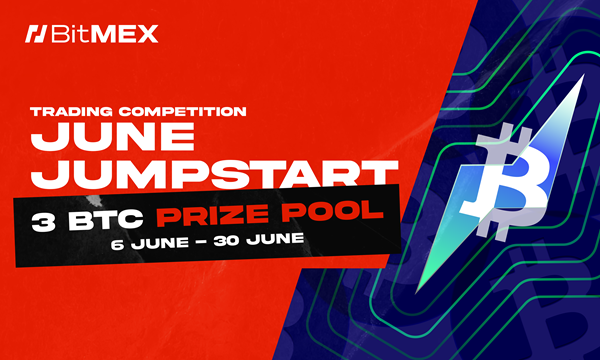 BitMEX Launches June Jumpstart Trading Competition: Win from a 3 BTC Prize Pool