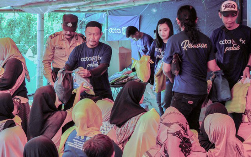 OctaFX Berikan Bantuan Darurat untuk Korban Gempa Bumi di Jawa Barat, Indonesia