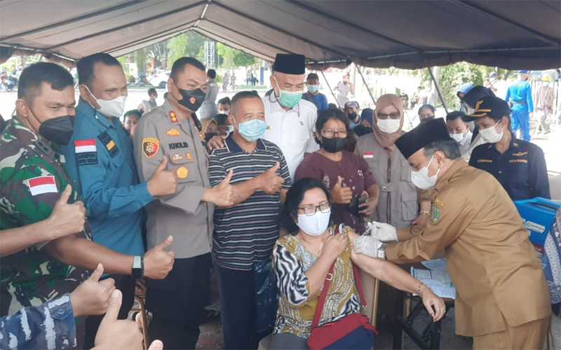 Kapolda Riau Apresiasi Capaian Vaksinasi di Kota Dumai